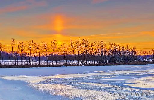 Sunrise Solar Pillar_P1240234-6hi.jpg - Photographed along Irish Creek near Jasper, Ontario, Canada.